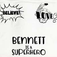 A cozy throw blanket for a child that is ill, sad or in need of some super powers!  A blanket of love and inspiration!