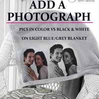 Think of this blanket as wrapping you up in a hug, throw blanket with a message, sending hugs at Christmas, sending a blanket with a message