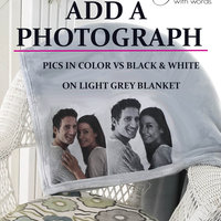 Personalized hug blanket, gift of comfort, sending hugs to a friend or family member