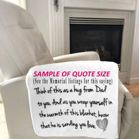 Beautiful personalized throw blanket for your Soul Sister.