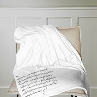 Personalized Throw Blanket for Mom, a cozy fleece blanket personalized for Mom.