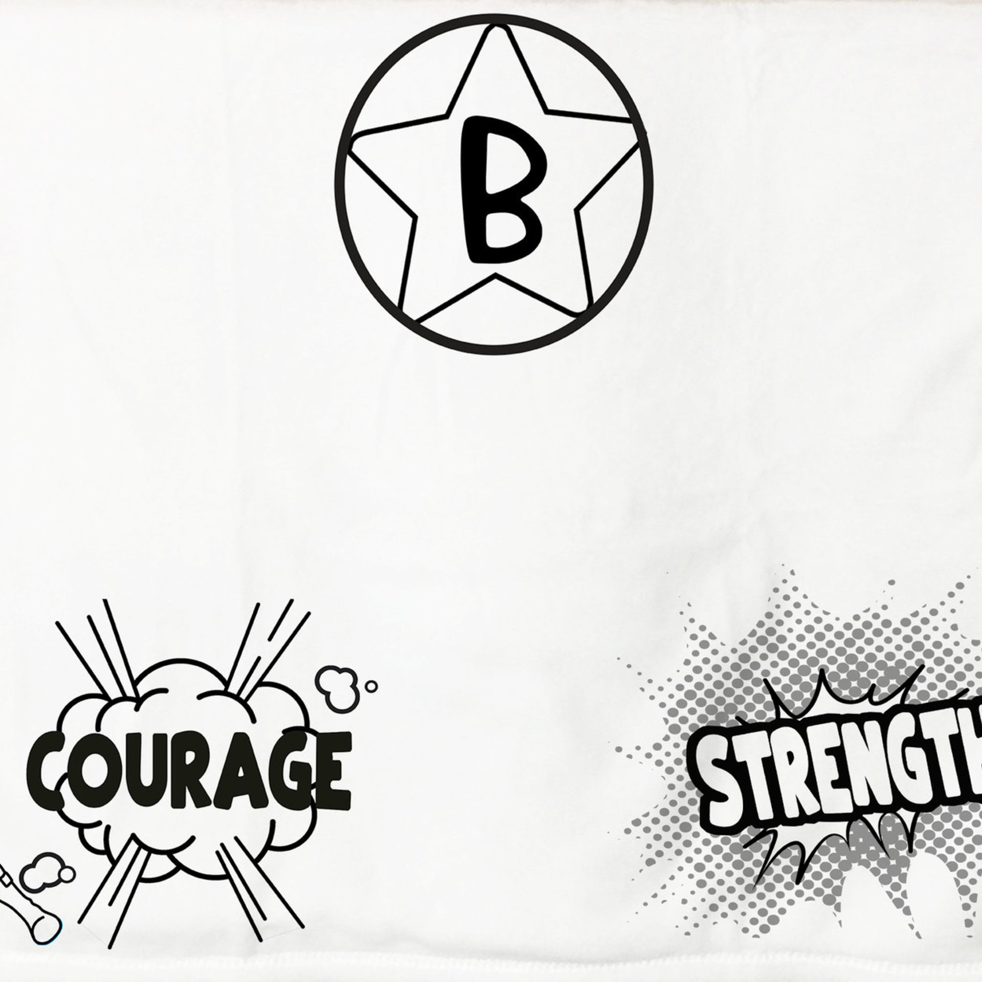 A cozy throw blanket for a child that is ill, sad or in need of some super powers!  A blanket of love and inspiration!