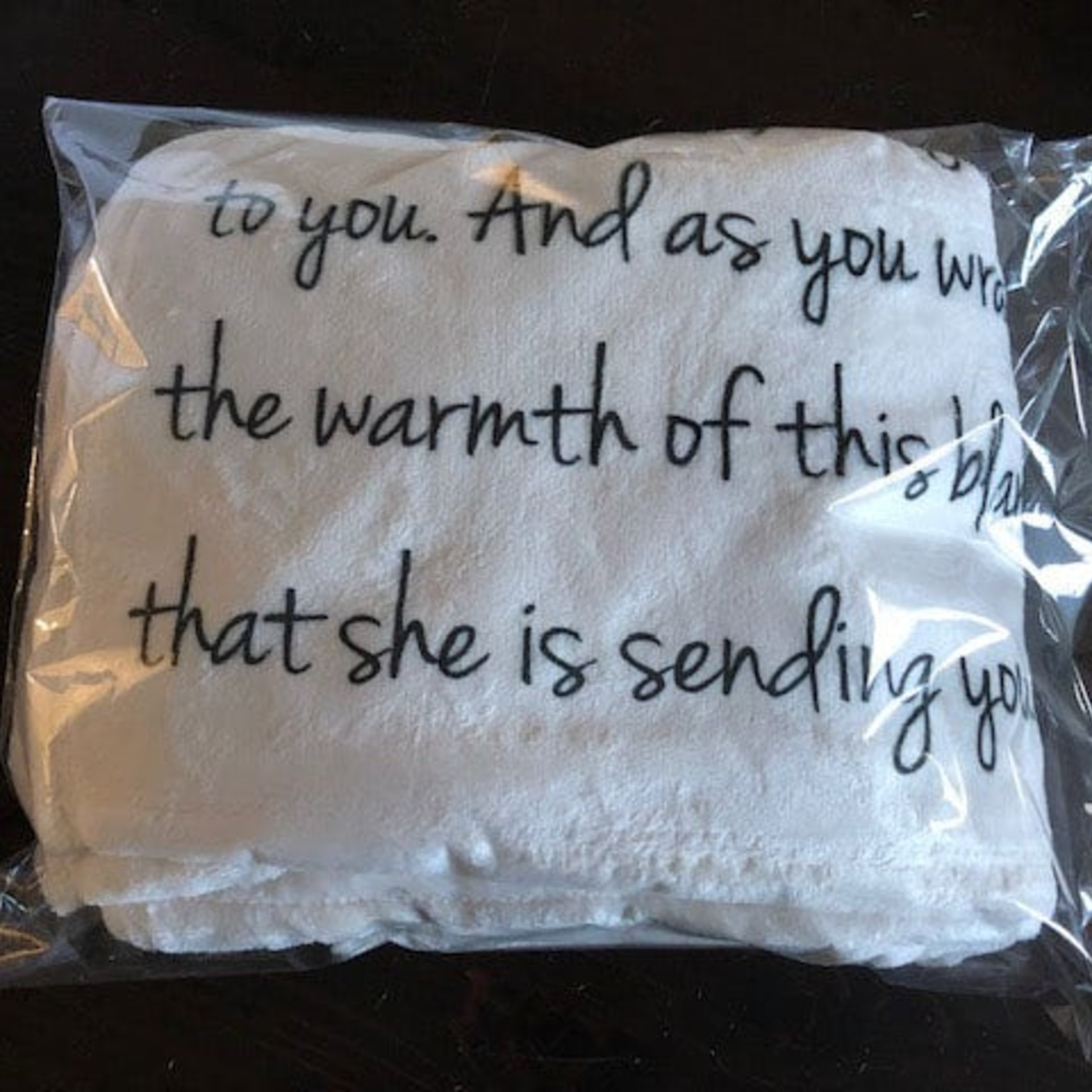 Gnome personalized throw Blanket, Dreams and Hugs, Personalized Cozy Gift
