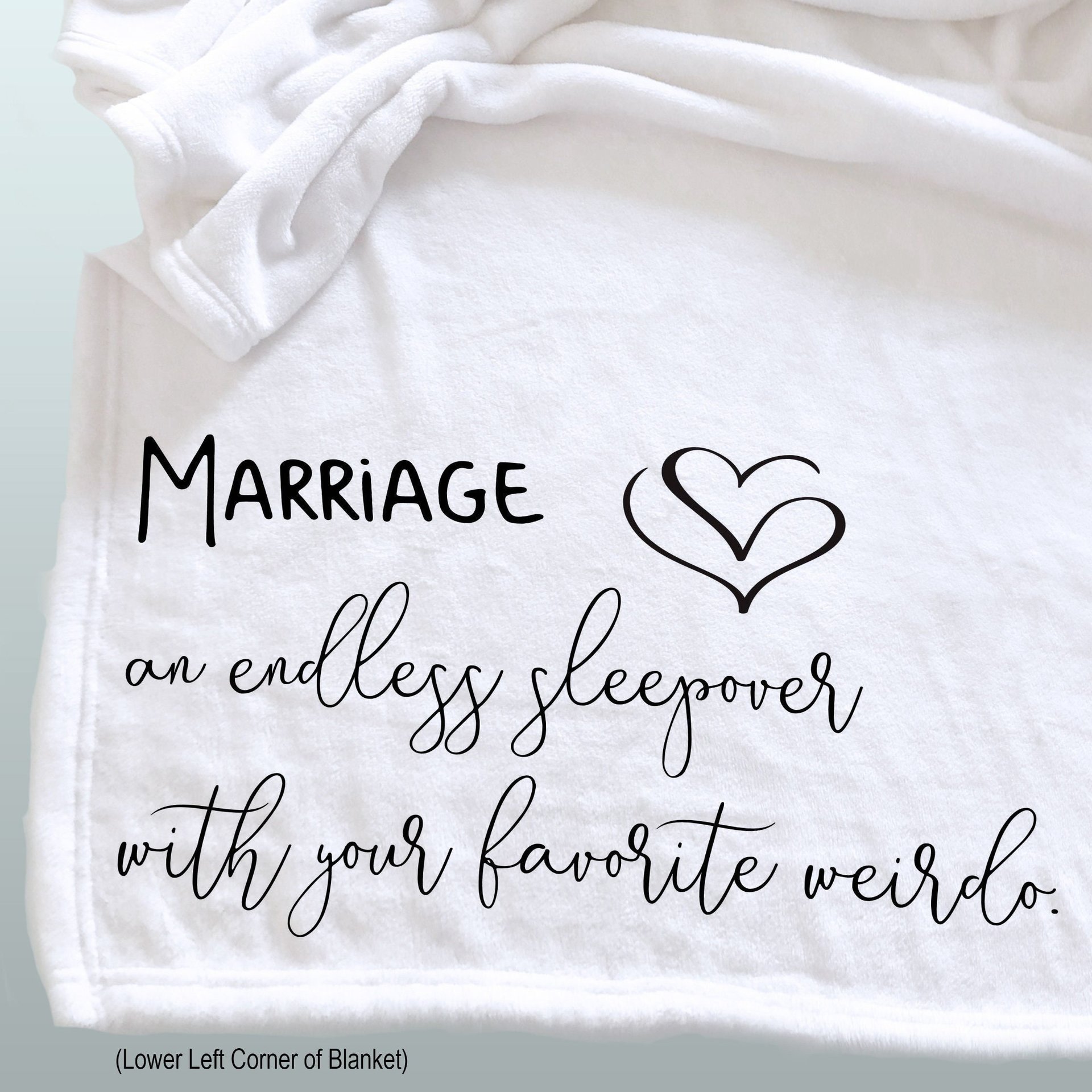 Funny Wedding gift throw blanket, gift for the bride and groom, anniversary gift