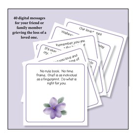 Digital affirmation Cards for someone grieving, sympathy cards to show understanding, and provide support during a difficult time.